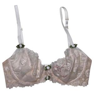 For Love & Lemons Sweetheart Bra Medium- Victoria’s Secret White/Ivory Bridal